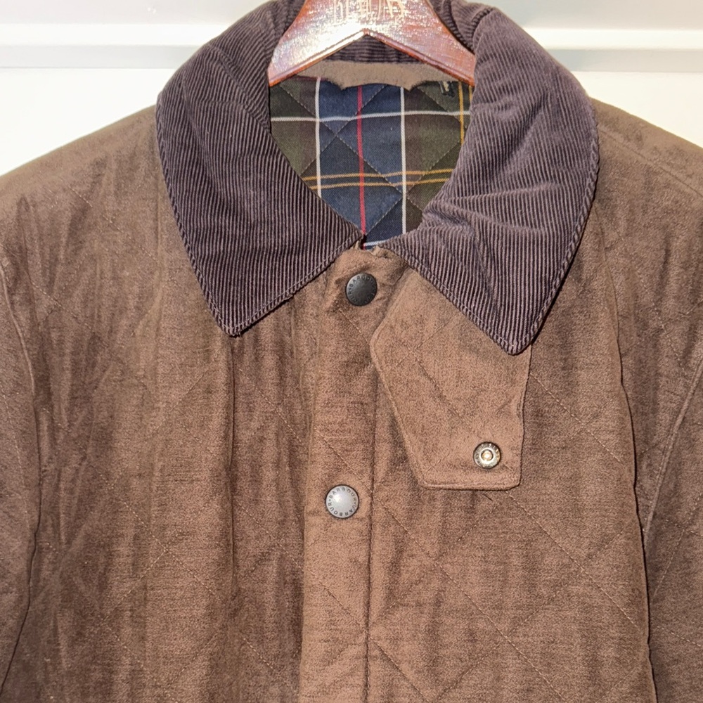 Barbour Dark Brown Quilted Jacket